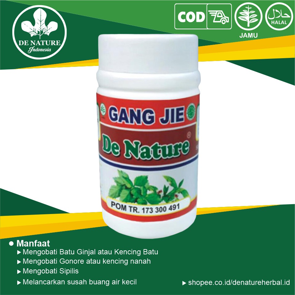 COD GANG JIE DENATURE OBAT HERBAL GANGJIE ASLI DE NATURE