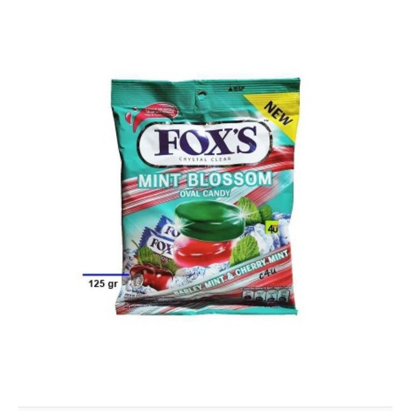 

FOX'S mint blossom barley & cherry 125 g isi 50 pcs
