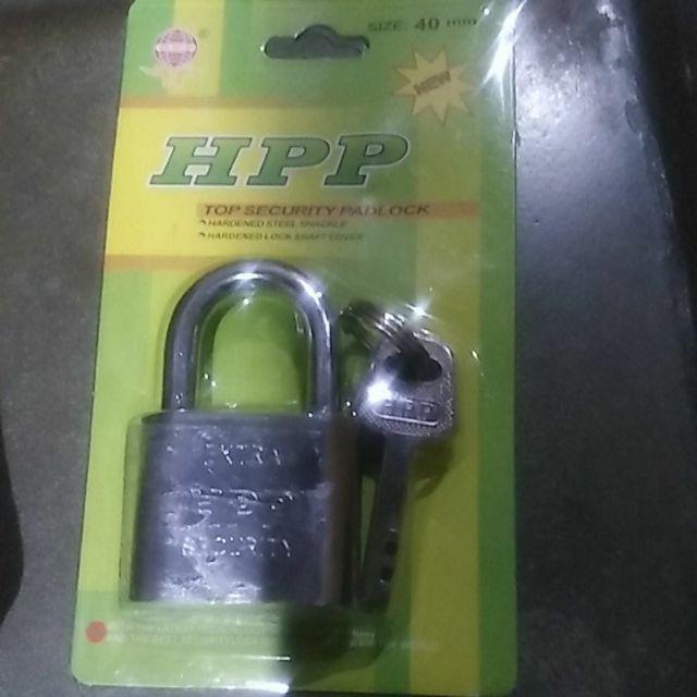 Gembok Putih 40 Mm Leher Pendek Hpp
