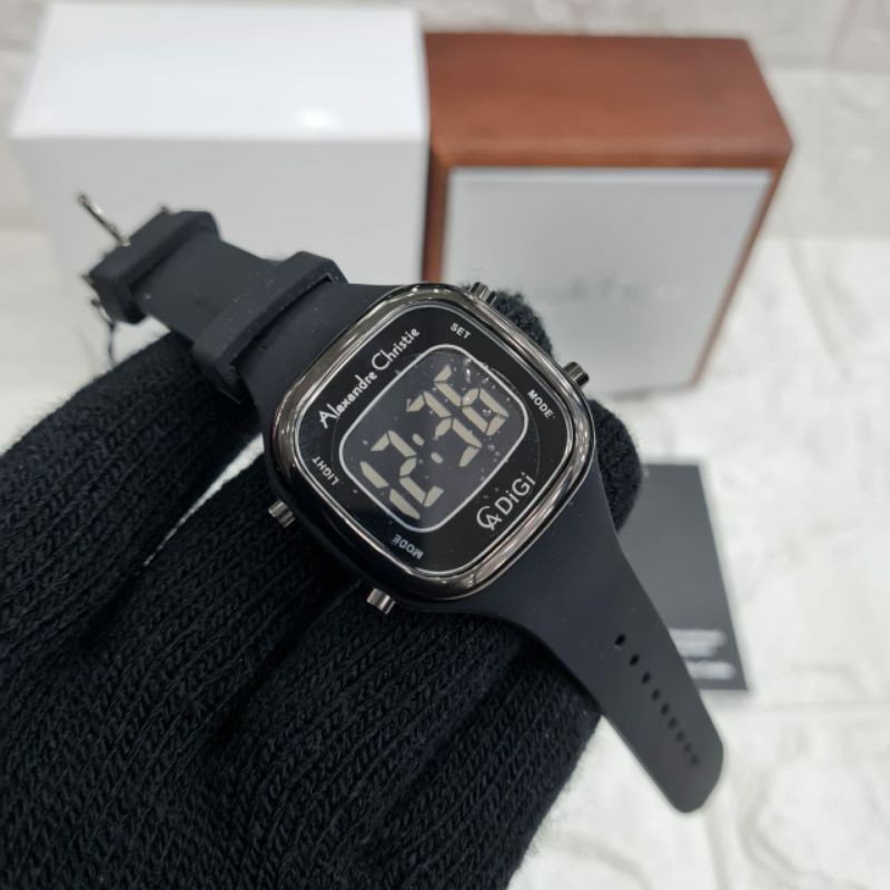 JAM WANITA JAM ALEXANDRE CHRISTIE AC 9336 FULL BLACK ORIGINAL