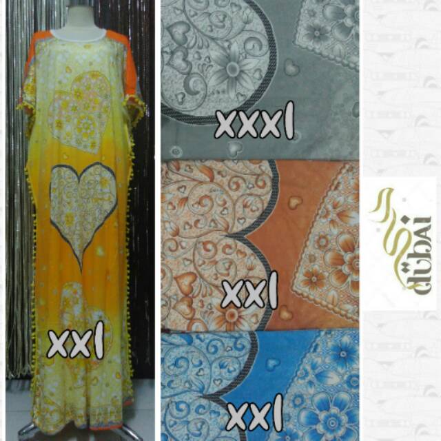 Daster panjang ( longdress ) Bahan kaos ala Dubai