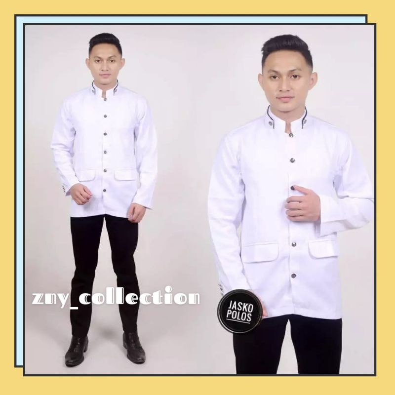 Atasan Baju Koko Pria Muslim Pria Jas Koko Pria Dewasa Fashion Muslim (JASKO)