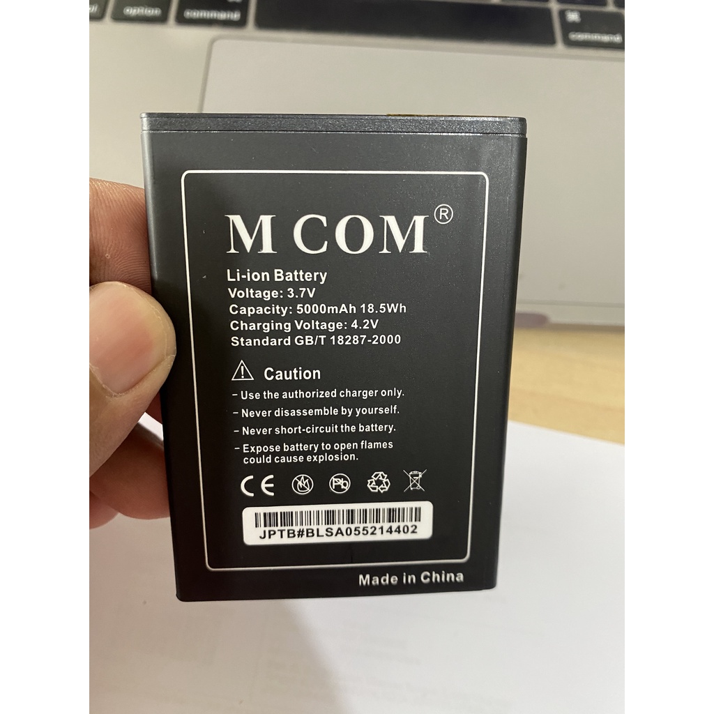 [ 5000mah ] - Baterai MCOM HUANGMI F6 PLUS SHINING - Original Baterei Batrei Batrai Batre Battre Bat