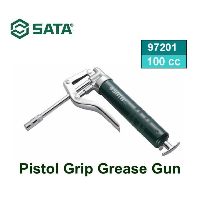 

Pompa Gemuk 100ccc Hand-Operated Pistol grip Grease Gun 97201 SATA