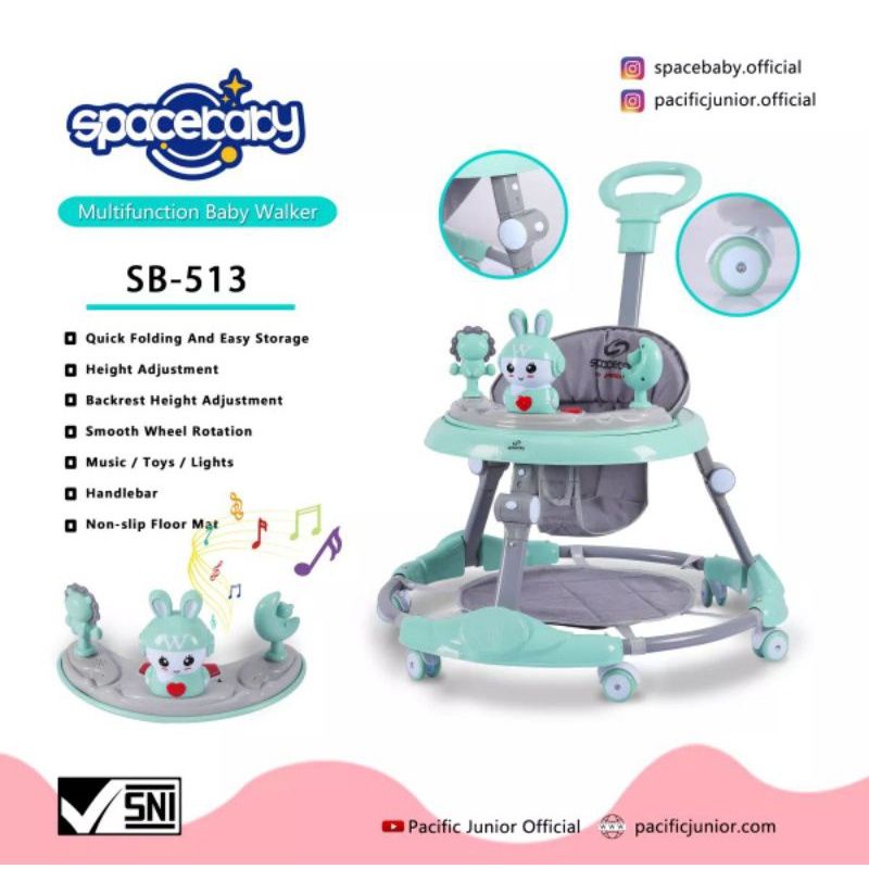 baby walker spacebaby SB-512 dan SB-513