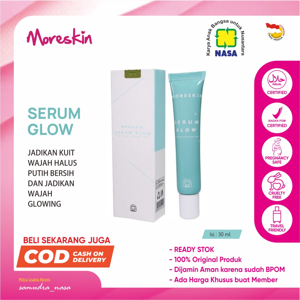 Serum Glow Nasa Original Nasa/ SERUM GLOWING/ SERUM PENCERAH/ SERUM JERAWAT/ BPOM/ COD