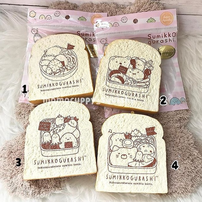 toast Squishy Licensed by sumikko gurashi (ORIGINAL JEPANG)