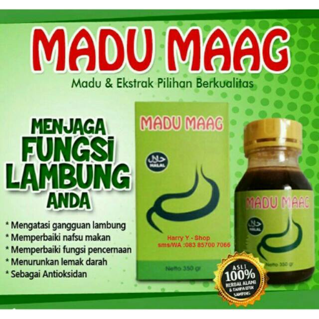 Madu MAAG Al Mabruroh | Madu Sehat Lambung | Obat Herbal Gangguan Lambung | Madu Mago Untuk Lambung
