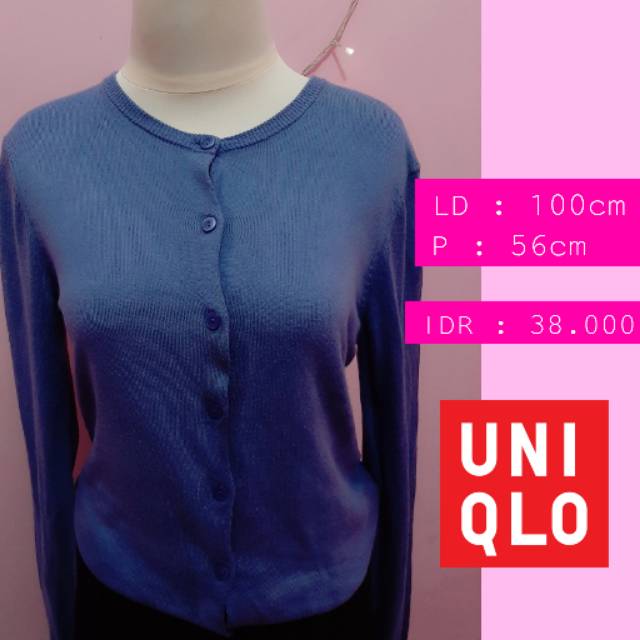 CARDIGAN RAJUT UNIQLO LIKE NEW