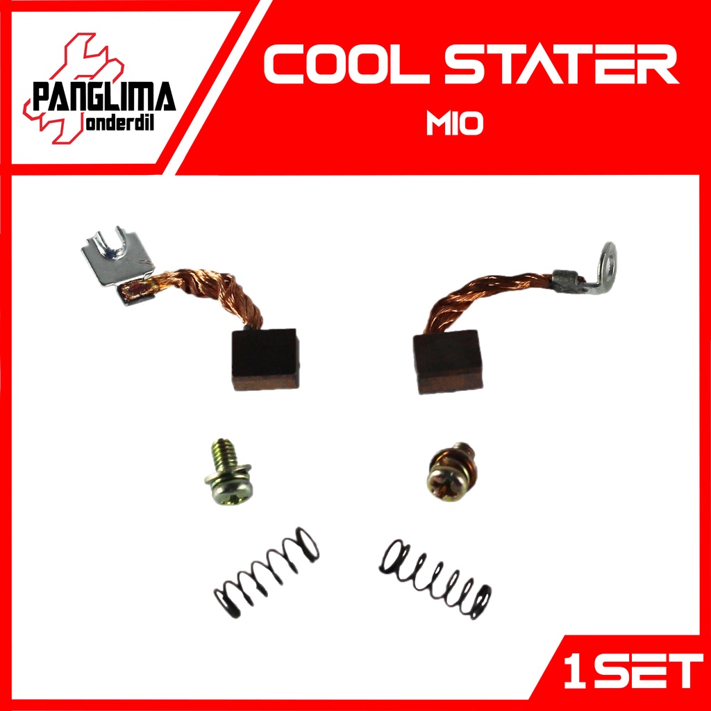 Cool Starter Tiger &amp; New Mega Pro Monoshock &amp; CB CBR 150R &amp; Supra GTR &amp; SONIC 150R Kul-Areng-Arang Stater-Carbon Brush