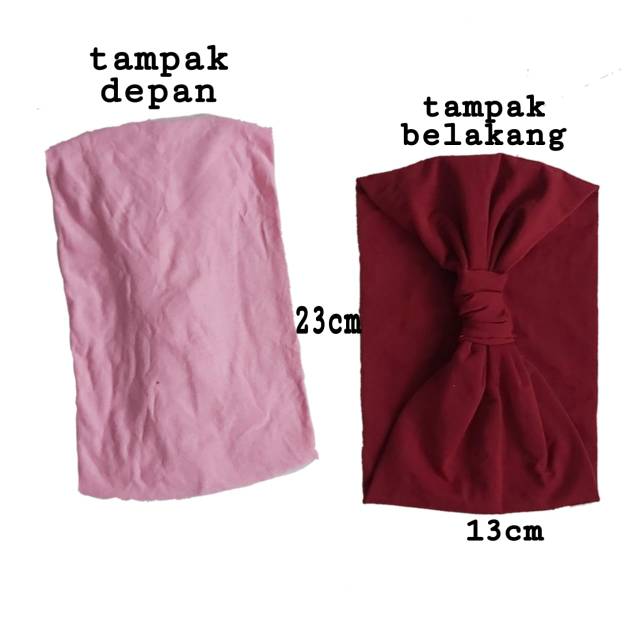 Bandana Karet Bahan Kain Bandana Anti Pusing