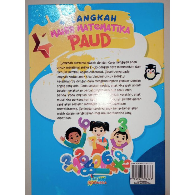 buku anak, buku 4 langkah mahir matematika paud (21×28cm)