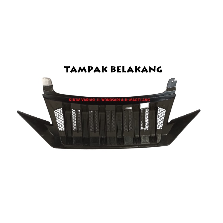 GRILL ALL NEW RUSH TERIOS M/APOLLO HITAM LIST CHROME JSL