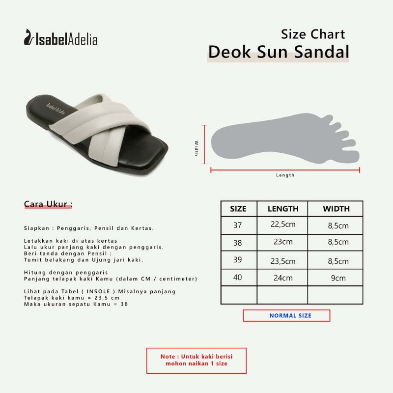 Sandal Wanita Kekinian Sandal DEOK SUN Puffy