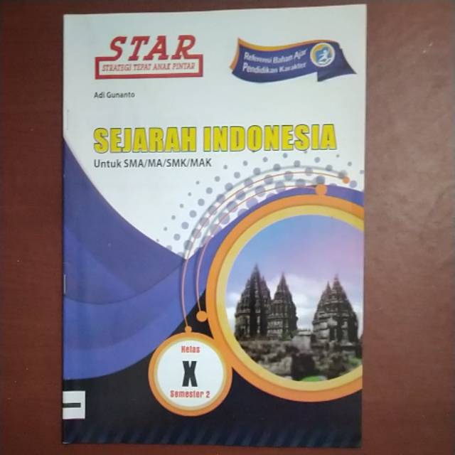 Buku Lks Sejarah Indonesia Sma Ma Kelas 10 Semester Genap K13 Shopee Indonesia