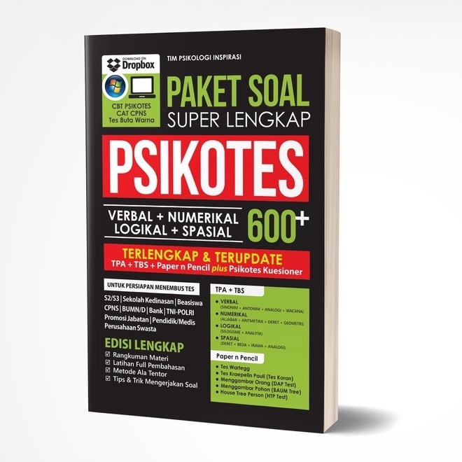 BUKU PSIKOTES PAKET SOAL SUPER LENGKAP SELEKSI KERJA SWASTA BUMN-EDISI LAMA