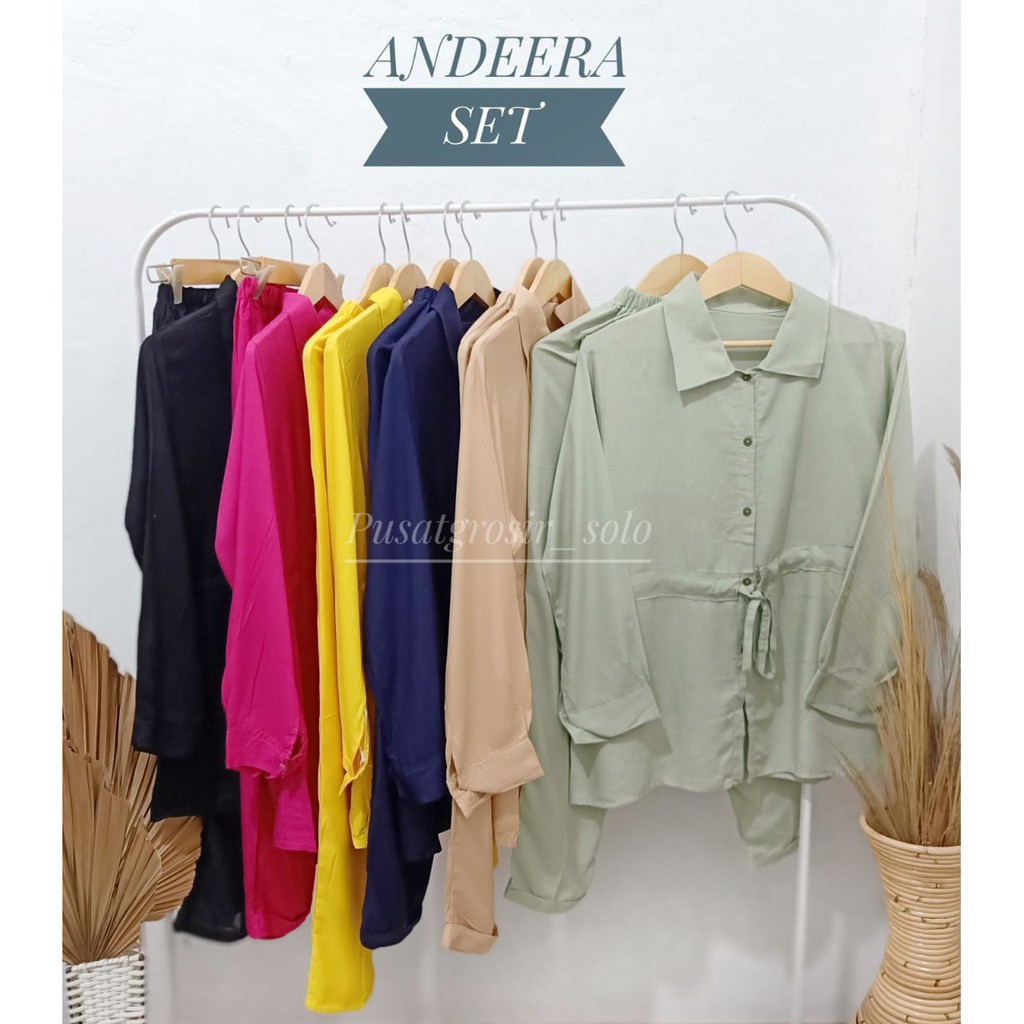 ANDEERA SET/ SET PAJAMAS / SETELAN POLOS