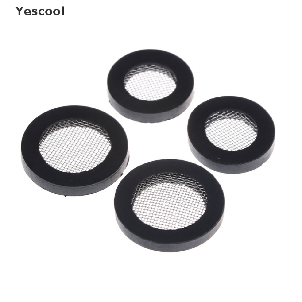 Yescool 10pcs / Set Filter Air Bahan Stainless Steel Ukuran 1 / 2 &quot;/ 3 / 4&quot;