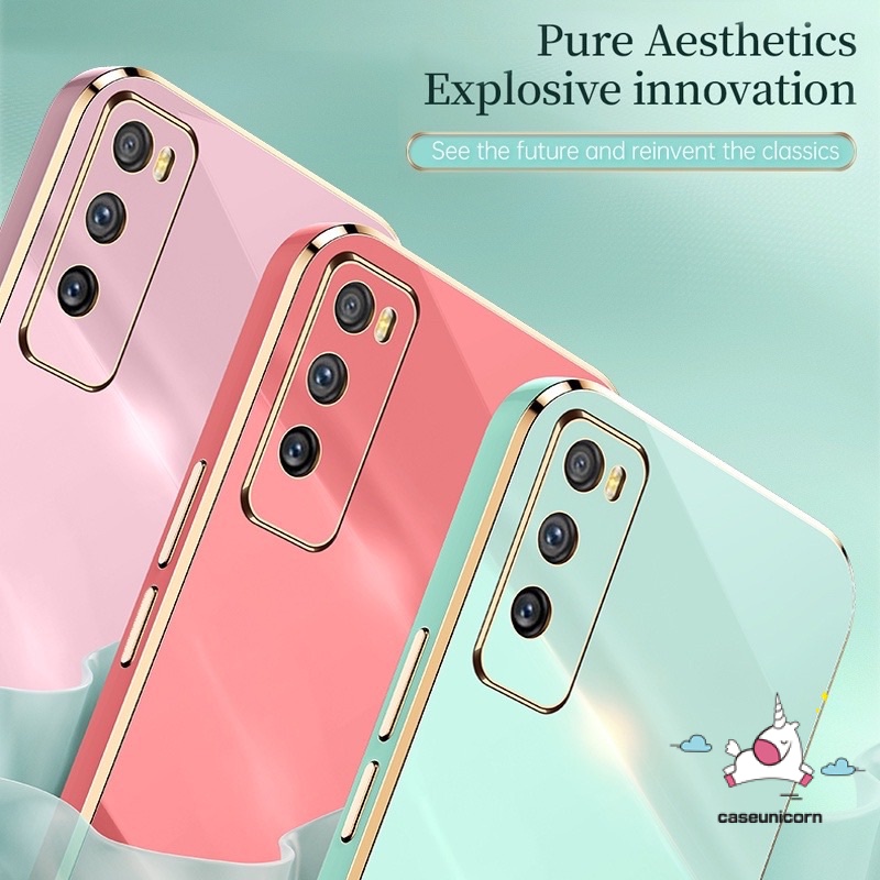 Casing Soft Case iPhone XR 6 6s 7 8 Plus 11 12 13 Pro Max SE 2020 Warna Polos Aksen Glitter