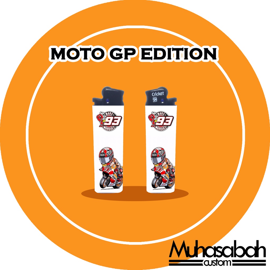Moto GP Edition Korek Api Cricket Custom Gambar Unik Murah