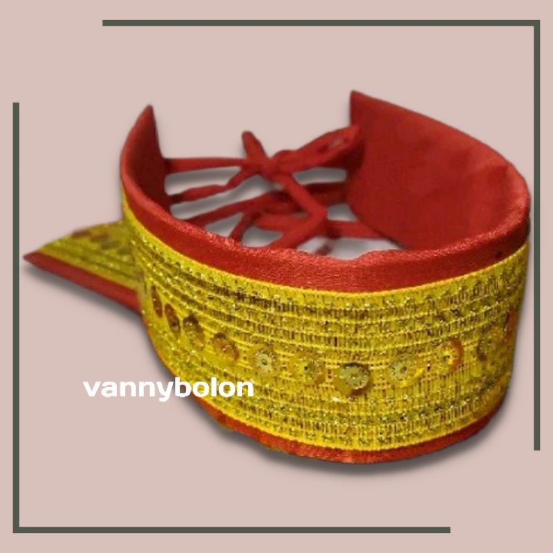 Ulos Batak Toba Ikat Kepala Dan Ikat Pinggang Penari Tor Tor