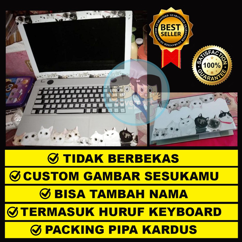 Garskin Skin Stiker Laptop Full Body  Custom Murah Asus 