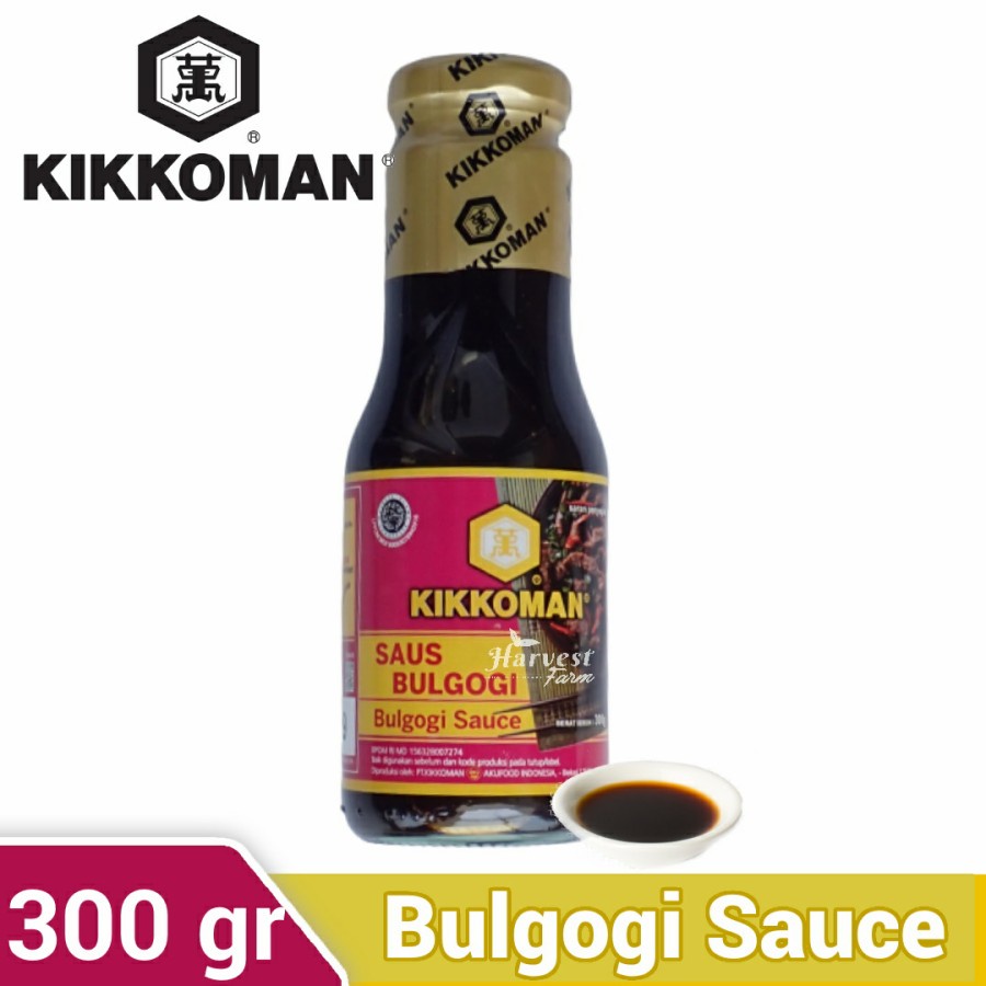 

Kikkoman saus Bulgogi/Barbekue/Bawang/Lada hitam/Gochujang - 300 gram