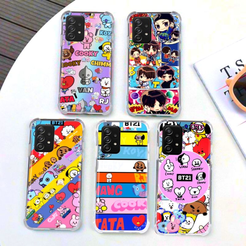 Case BTS Samsung Galaxy A22 A32 A52 A72 A31 A51 A71 A10 A20 A30 A30S A50 A50S M31 A10S A20S A11 M10 