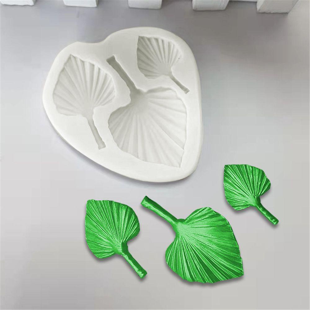 R-flower Palm Leaf Cetakan Silikon Alat Baking Fondant Permen Coklat Sugarcraft Resin Tools