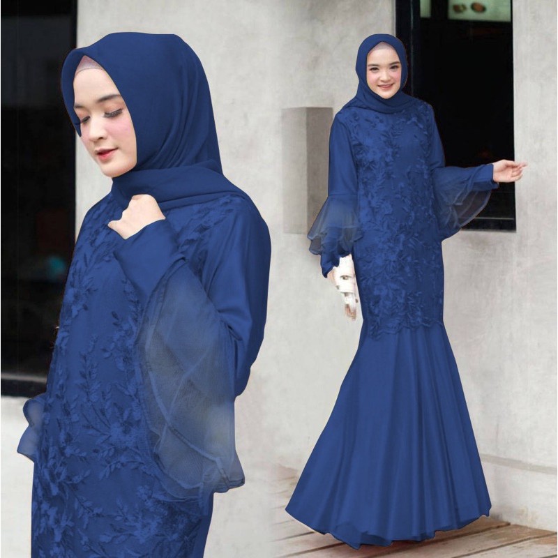 ZR- Gamis Duyung ervira / Maxi Wanita Muslimah / Maxi murah / Gamis kondangan