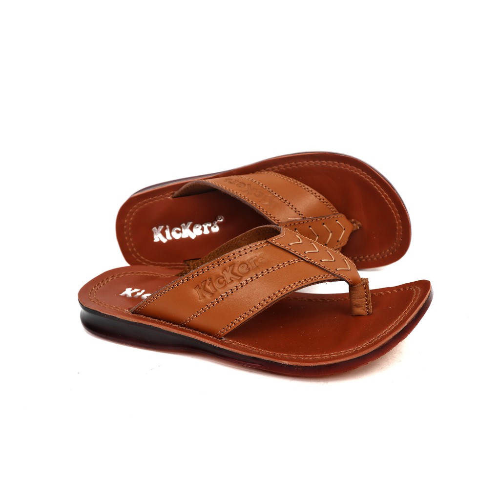 Sandal Pria Kulit Casual Santai Kickers Rampel