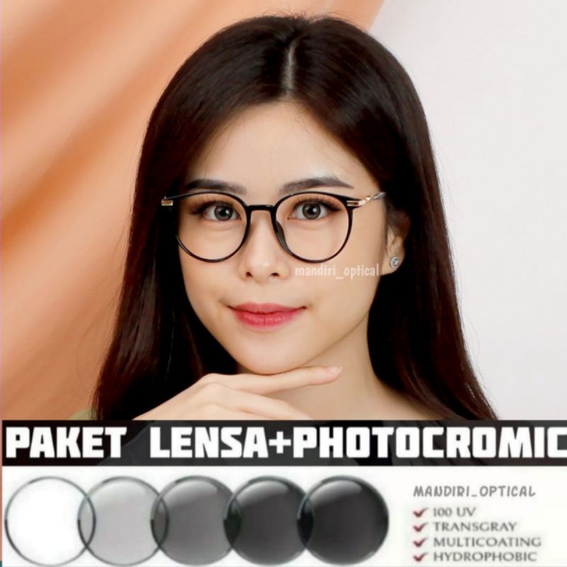 Frame kacamata Antiradiasi (Paket frame+lensa) | Kacamata minus | kacamata photocromic | kacamata Antiradiasi | kacamata wanita | kacamata fashion | kacamata kekinian | kacamata Photocromic minus | kacamata 82671