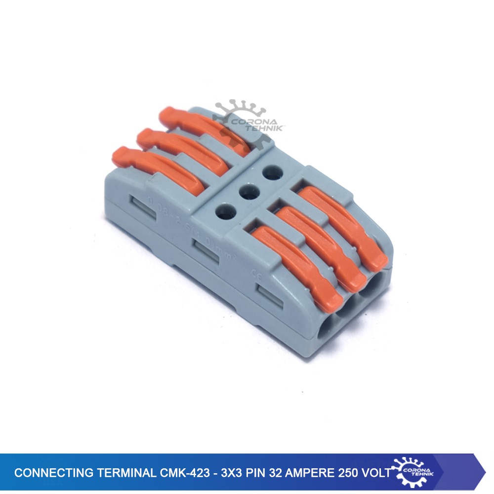 Connecting Terminal CMK-423 - 3x3 Pin - 32 Ampere 250 Volt