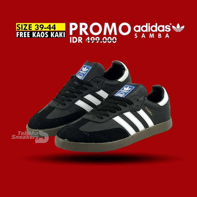 SEPATU ADIDAS SAMBA OG PRIA WANITA GARIS TIGA LEATHER SUEDE QUALITY PREMIUM 100% GRADE ORIGINAL