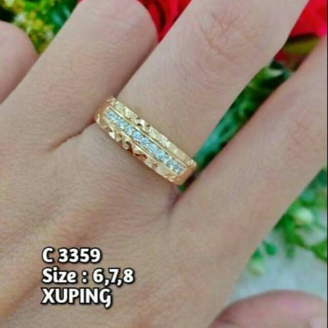 CincinXuping cantik 3359 Lapis 18K