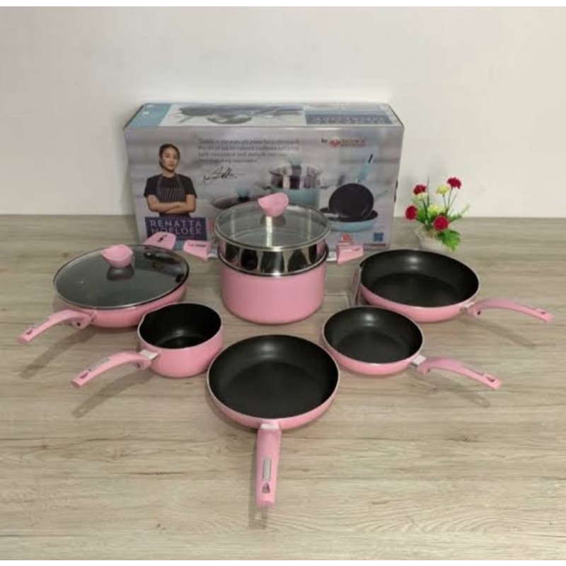 Supra - Panci Supra 9 pcs Pastel - Panci Set