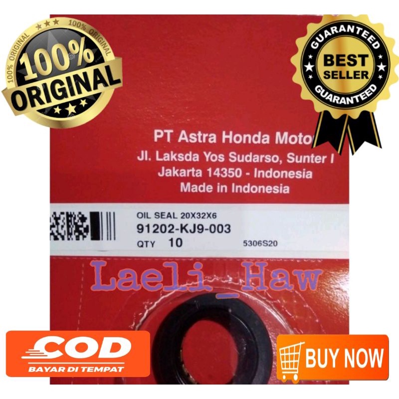 SEAL AS GARDAN / SIL GARDAN KODE 91202-KJ9-003