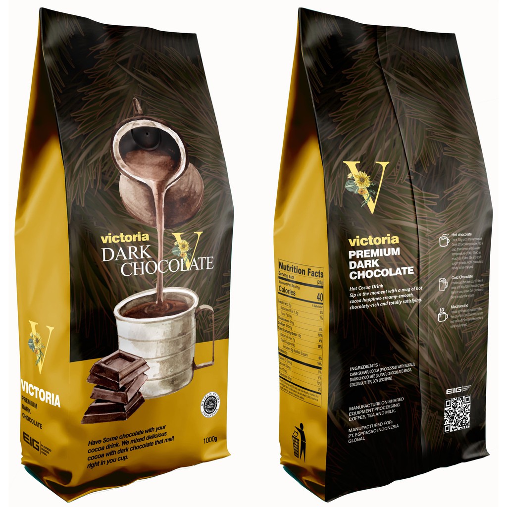 

Victoria Dark Chocolate Premium Powder 1kg (1000gram)