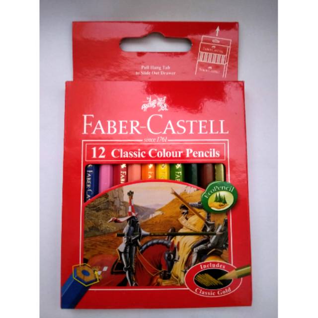 

Pensil warna faber castell isi 12 warna ori