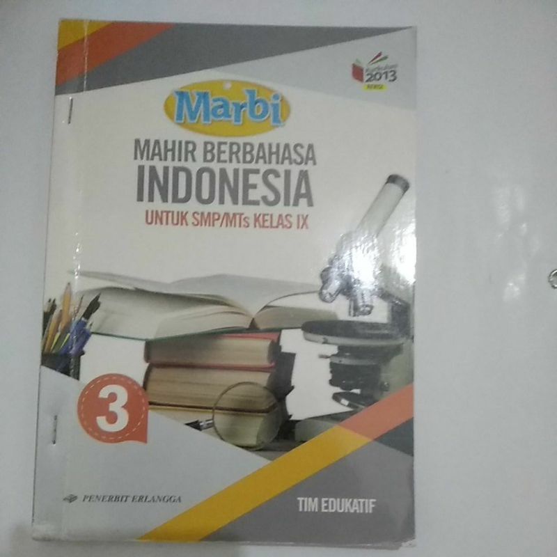 

buku bahasa Indonesia SMP/MTs kelas 9 bekas erlangga