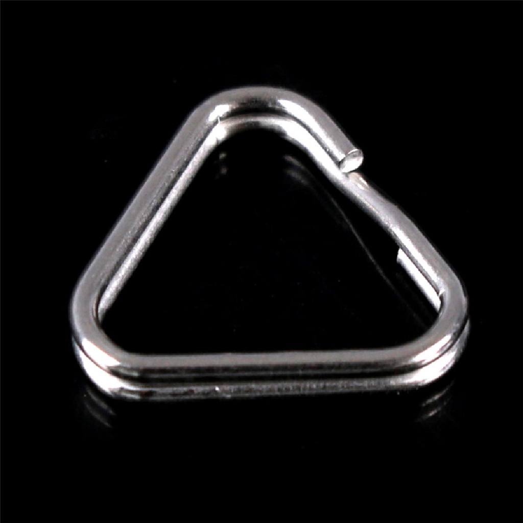 Yescool 4Pcs Ring Kait Segitiga Lapis Krom Untuk Strap Kamera