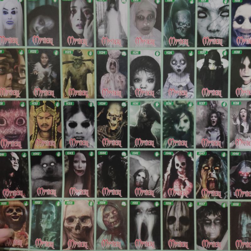 gambar poster adu gepok isi 100   / mainan kartu / mainan anak murah  / kartu gepok / umbul umbulan-Misteri