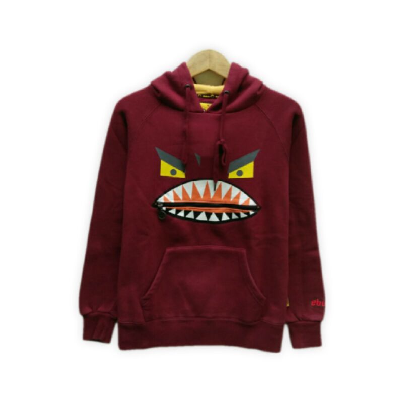 Hoodie Elstinko Merah Maroon Second Original