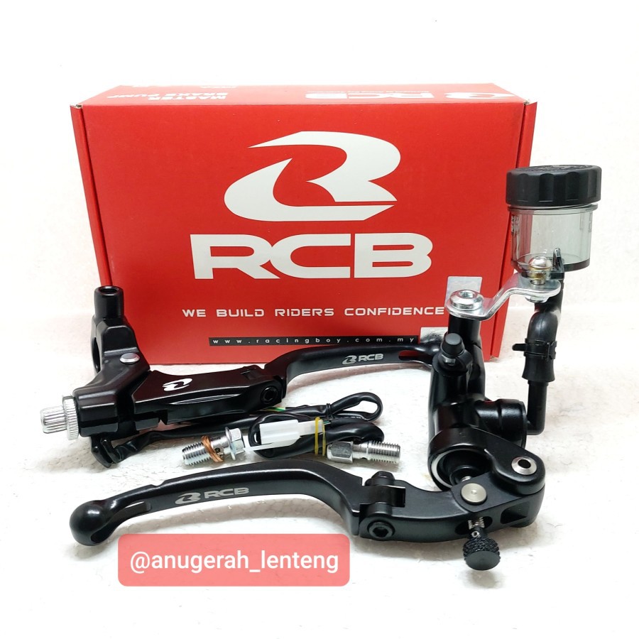 Master Rem Kanan &amp; Kiri Master Brake Pump Kopling RCB S1 Radial Black