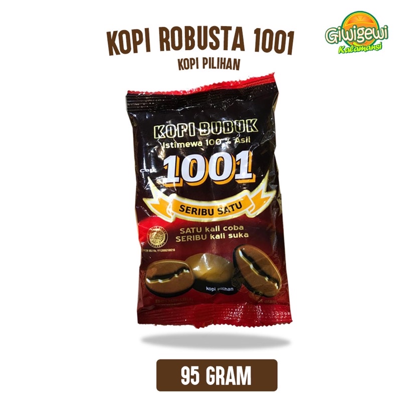 Jual Kopi Robusta 1001 Kemasan 95gram Shopee Indonesia