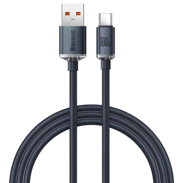 BASEUS Kabel Crystal Shine Series Fast Charging USB to C 100w 1.2m - CAJY04