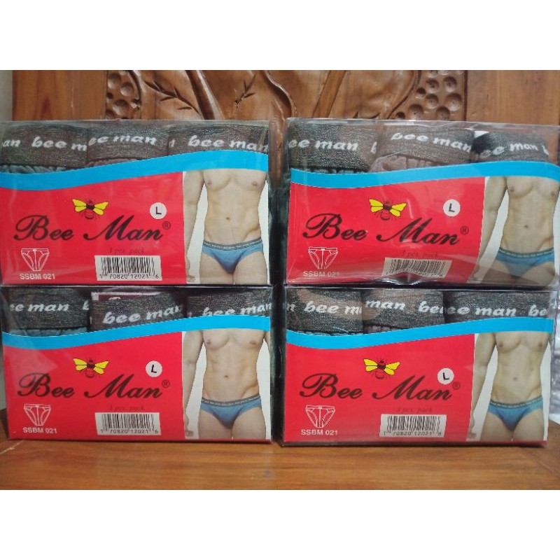 Celana Dalam Pria Bee Man ( SSBM 021 ) Isi 3 pcs