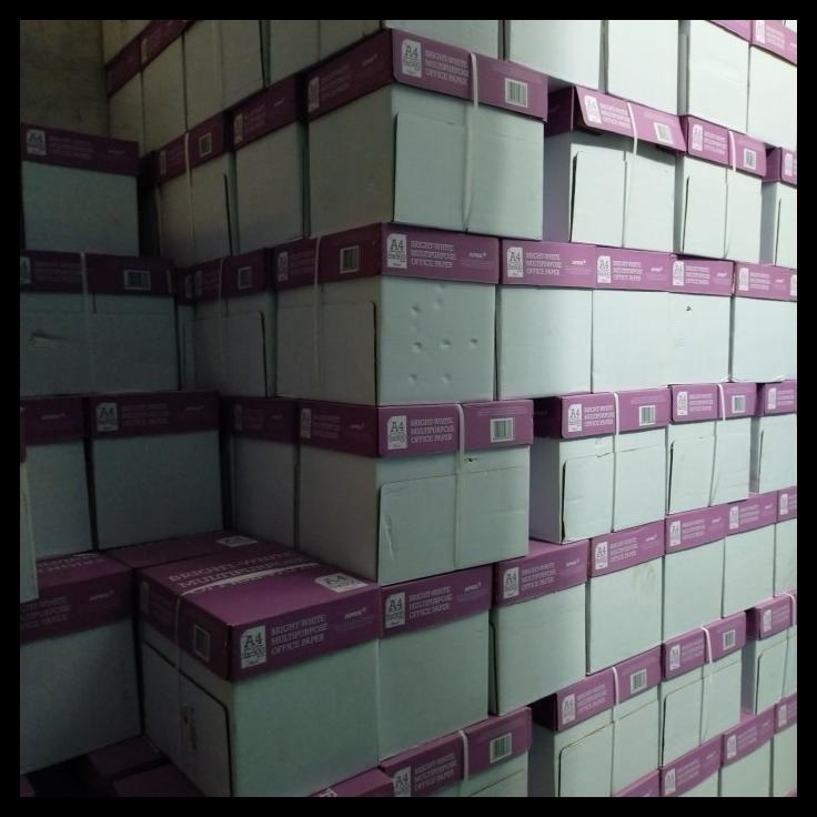 

TERLARIS KERTAS HVS A4 75GR (BMO) PER DUS(5RIM) TERLARIS