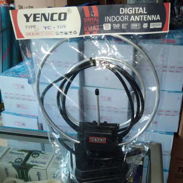 Antena tv indoor digital YENCO yc109 kabel 2m