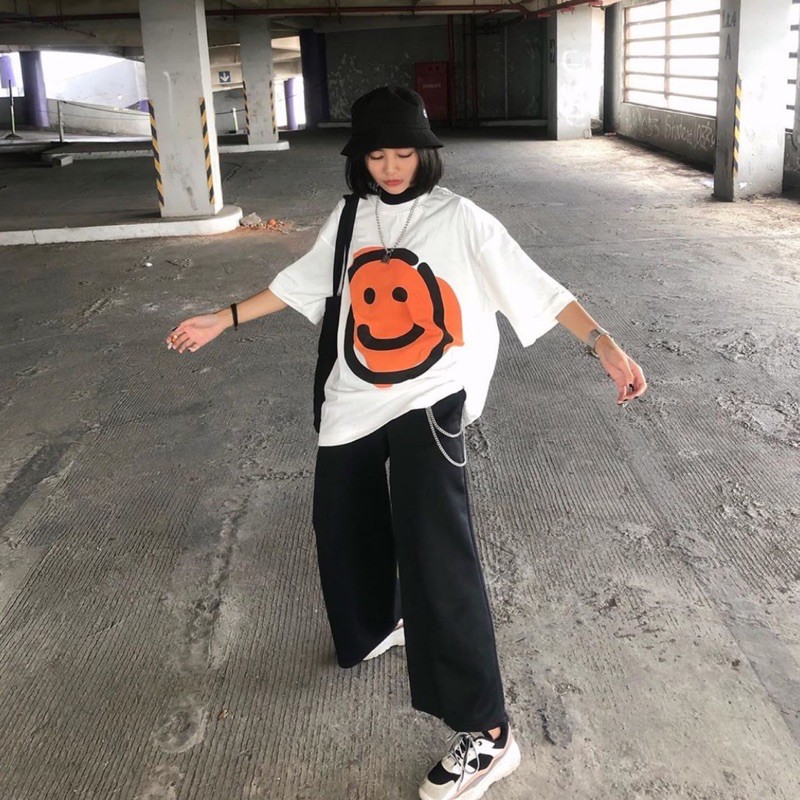 FF BIG SMILEY / Oversized Tees